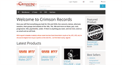 Desktop Screenshot of crimsonrecords2003.com.ar